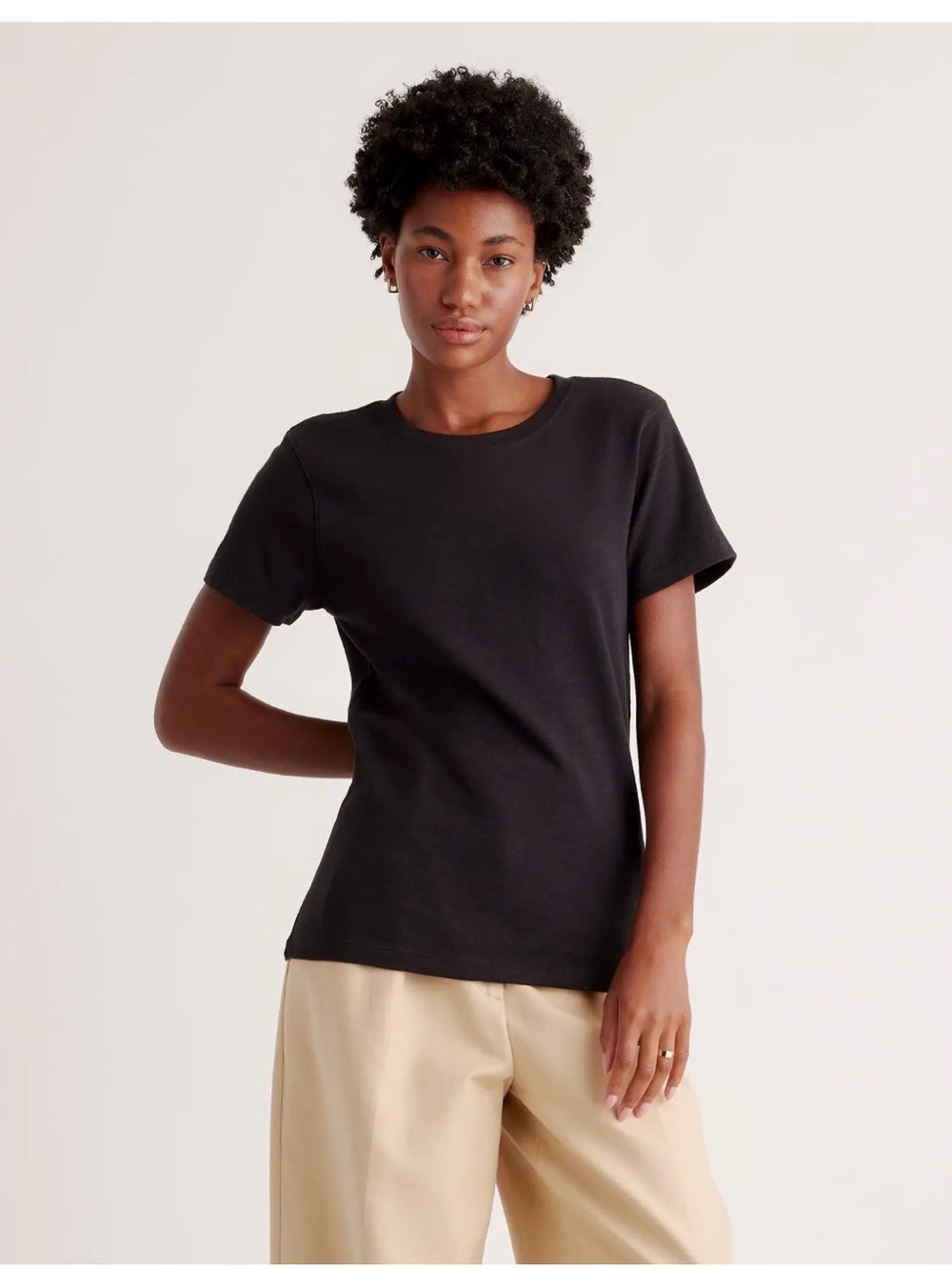 Quince NWT Women's Tee in Black